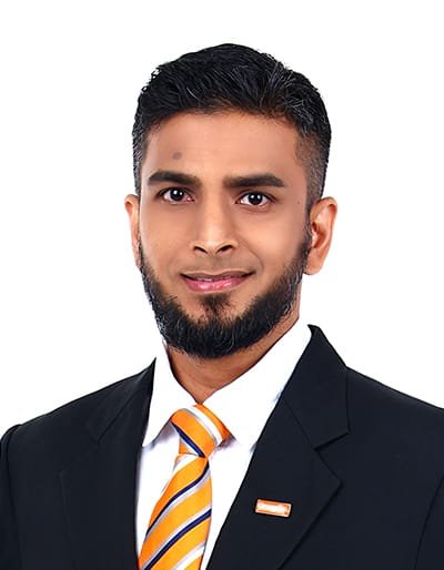 Shabir Ahamed, property agent with OrangeTee & Tie
